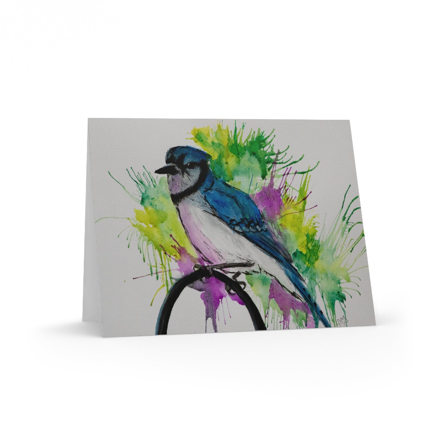 Vibrant Bird Watercolor Greeting Cards Set - 8, 16, 24 pcs