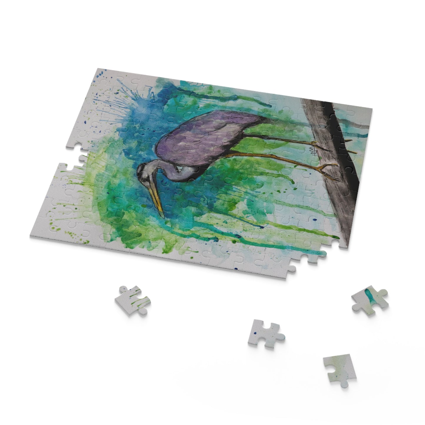 Bird Watercolor Artwork puzzles with beautiful art inspired by storytelling and nature. Beautiful puzzles and nature puzzles from my photos of my artwork. Creative puzzles with artistic puzzle photos. Painting Puzzles from my photos of nature puzzles.