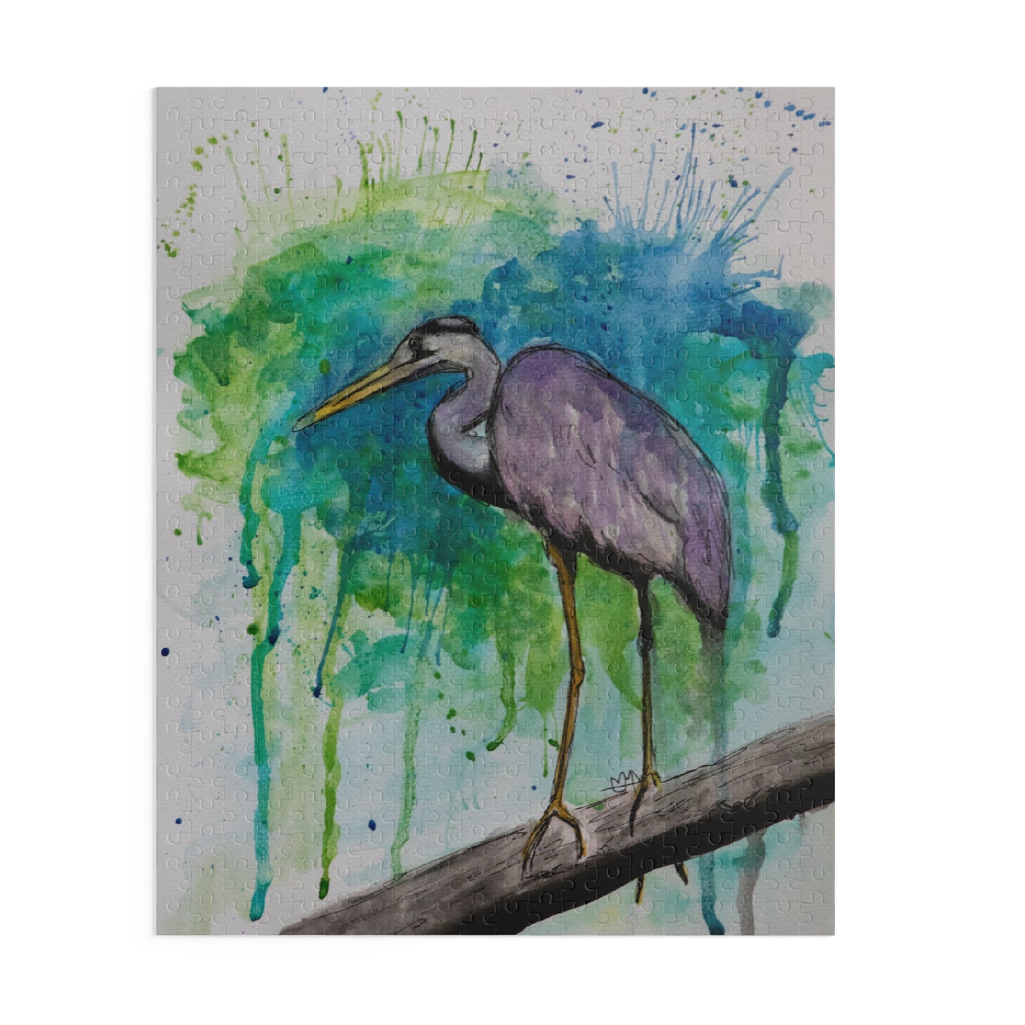 Bird Watercolor Artwork puzzles with beautiful art inspired by storytelling and nature. Beautiful puzzles and nature puzzles from my photos of my artwork. Creative puzzles with artistic puzzle photos. Painting Puzzles from my photos of nature puzzles.