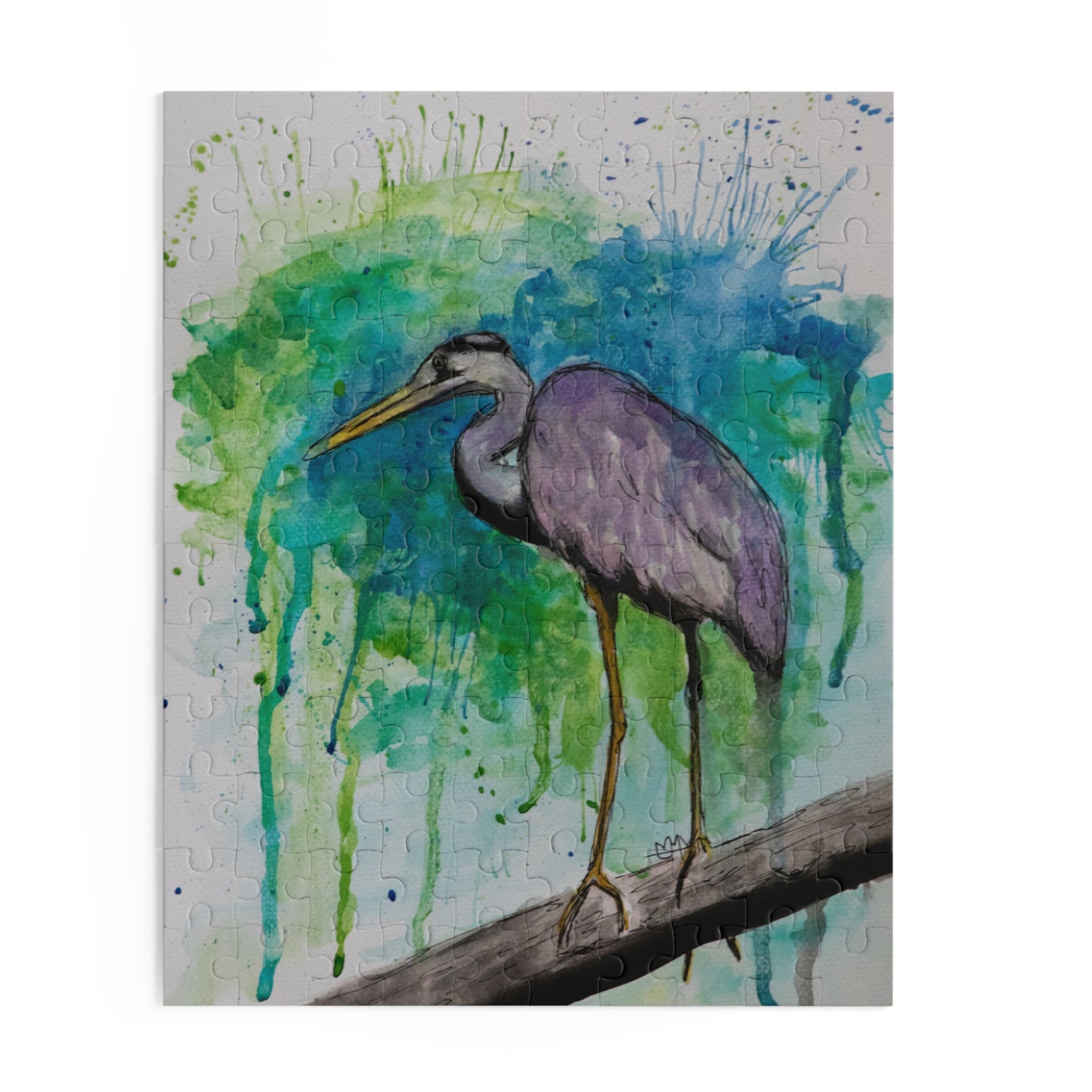 Bird Watercolor Artwork puzzles with beautiful art inspired by storytelling and nature. Beautiful puzzles and nature puzzles from my photos of my artwork. Creative puzzles with artistic puzzle photos. Painting Puzzles from my photos of nature puzzles.