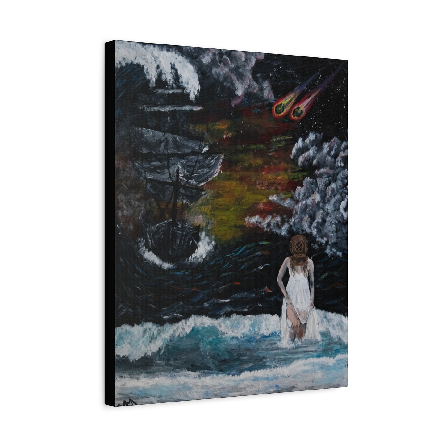 A beautifully crafted art photo print, ideal for nature and art lovers.  Painting turned into a photo print to hang on your own wall in your office space, home or anywhere you would like. Canvas and Poster Prints of meaningful Art.