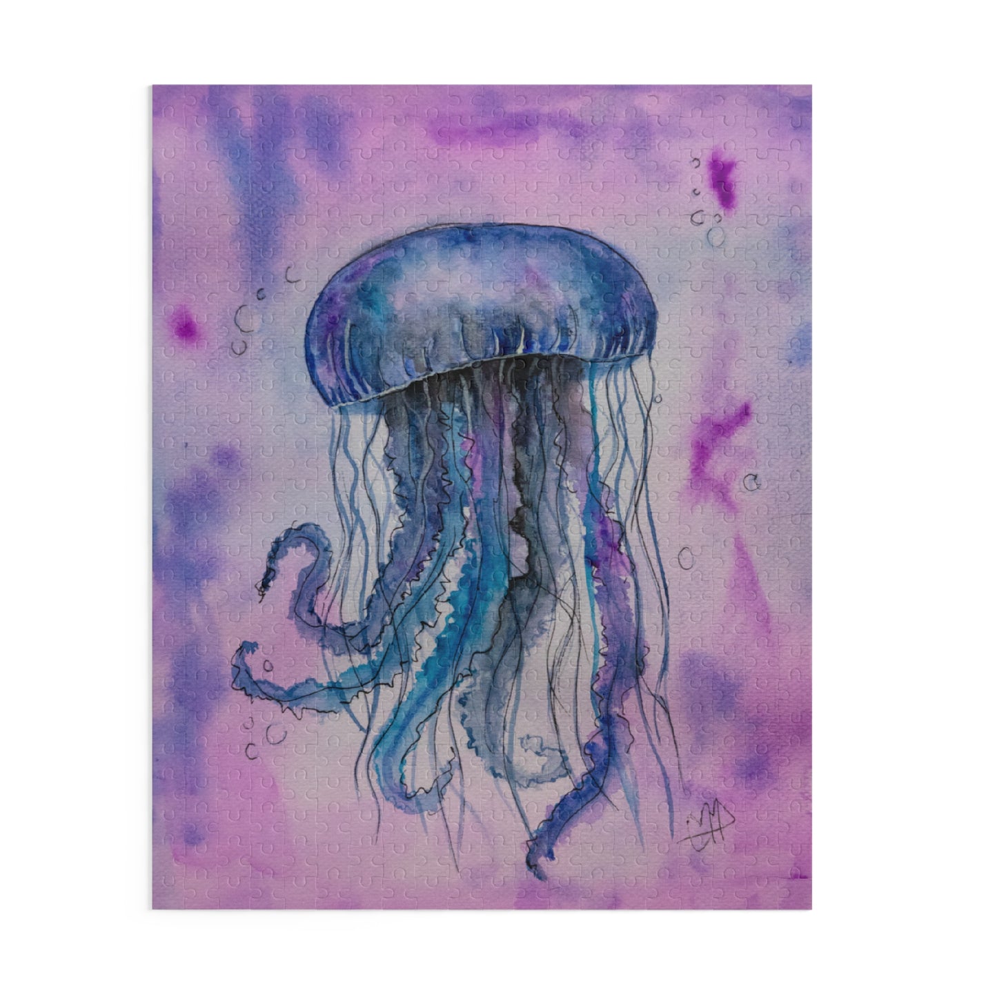 Jelly fish Artwork puzzles with beautiful art inspired by storytelling and nature. Beautiful puzzles and nature puzzles from my photos of my artwork. Creative puzzles with artistic puzzle photos. Painting Puzzles from my photos of nature puzzles.